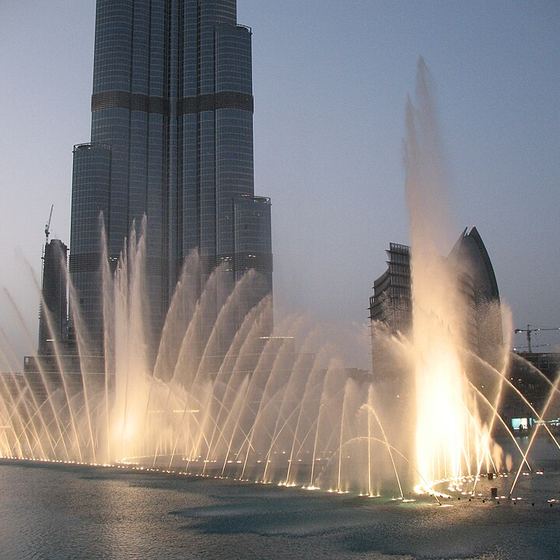 Private fountain show with your song
