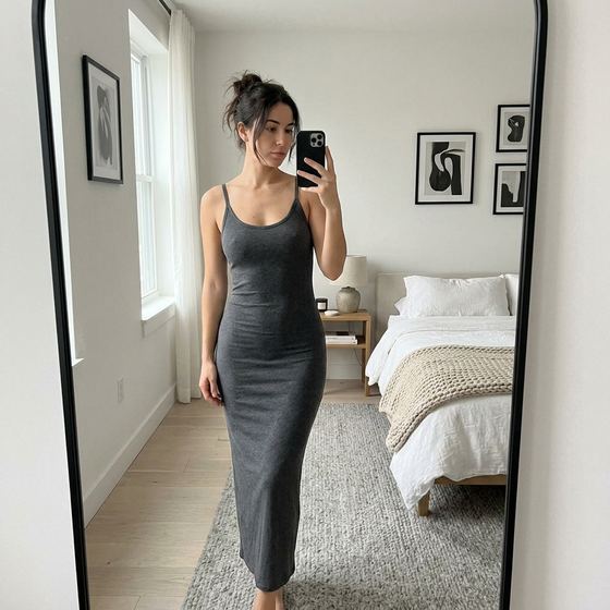 Soft Lounge long slip dress